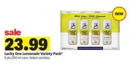 Meijer Lucky One Lemonade Variety Pack offer
