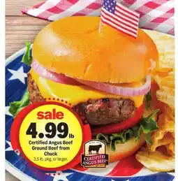 Meijer Certified Angus Beef Ground Beef from Chuck offer