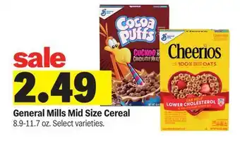 Meijer General Mills Mid Size Cereal offer