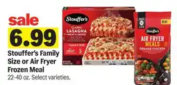 Meijer Stouffer's Family Size or Air Fryer Frozen Meal offer