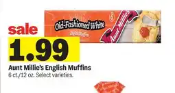 Meijer Aunt Millie's English Muffins offer