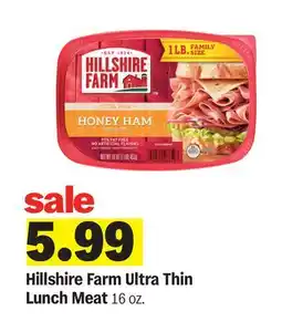 Meijer Hillshire Farm Ultra Thin Lunch Meat offer