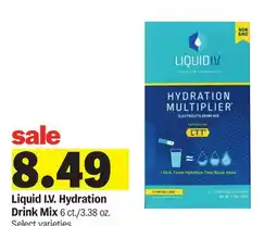 Meijer Liquid I. V. Hydration Drink Mix offer