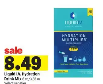 Meijer Liquid I. V. Hydration Drink Mix offer