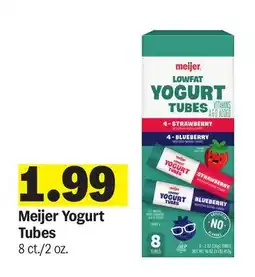 Meijer Meijer Yogurt Tubes offer