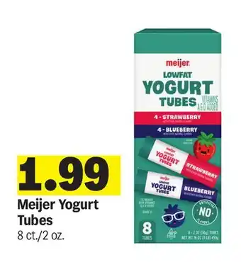 Meijer Meijer Yogurt Tubes offer