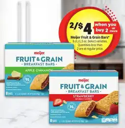 Meijer Meijer Fruit & Grain Bars offer