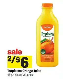 Meijer Tropicana Orange Juice offer