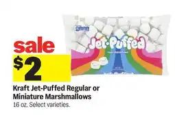 Meijer Kraft Jet-Puffed Regular or Miniature Marshmallows offer