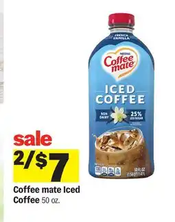 Meijer Coffee mate Iced Coffee offer