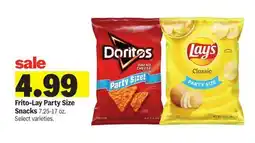 Meijer Frito-Lay Party Size Snacks offer