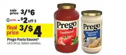 Meijer Prego Pasta Sauces offer