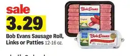 Meijer Bob Evans Sausage Roll, Links or Patties offer