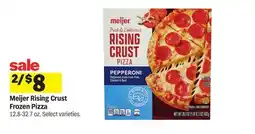 Meijer Meijer Rising Crust Frozen Pizza offer