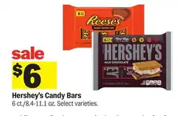 Meijer Hershey's Candy Bars offer