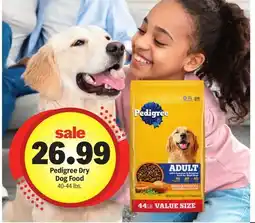 Meijer Pedigree Dry Dog Food offer
