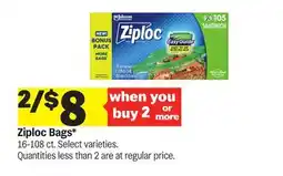 Meijer Ziploc Bags offer