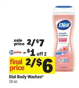 Meijer Dial Body Washes offer