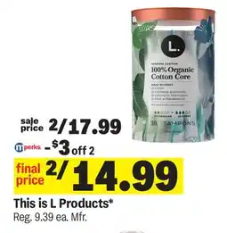 Meijer This is L Products offer