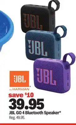 Meijer JBL GO 4 Bluetooth Speaker offer