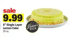 Meijer 8 Single Layer Lemon Cake offer