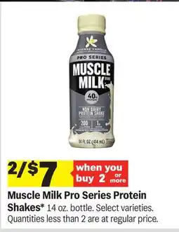 Meijer Muscle Milk Pro Series Protein Shakes offer
