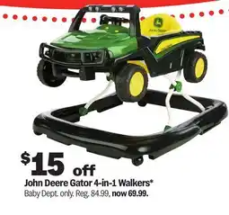 Meijer John Deere Gator 4-in-1 Walkers offer