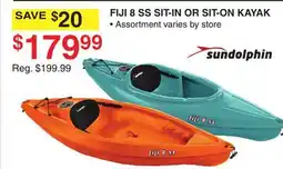 Dunham's Sports FIJI 8 SS SIT-IN OR SIT-ON KAYAK offer