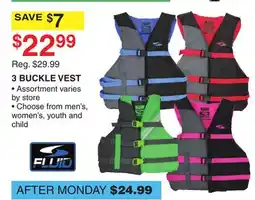 Dunham's Sports 3 BUCKLE VEST offer