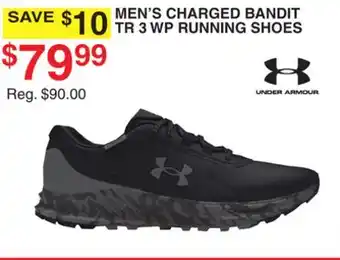 Dunham's Sports MEN'S CHARGED BANDIT TR 3 WP RUNNING SHOES offer