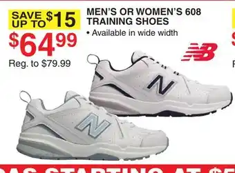 Dunham's Sports MEN'S OR WOMEN'S 608 TRAINING SHOES offer
