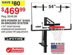 Dunham's Sports SFS POWER 54 91003 IN-GROUND SYSTEM offer