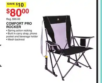 Dunham's Sports COMFORT PRO ROCKER offer