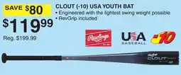 Dunham's Sports CLOUT (- 10) USA YOUTH BAT offer