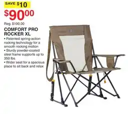 Dunham's Sports COMFORT PRO ROCKER XL offer