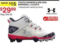 Dunham's Sports YOUTH HARPER 8 RM USA BASEBALL CLEATS offer