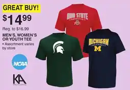 Dunham's Sports MEN'S, WOMEN'S OR YOUTH TEE offer