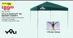 Dunham's Sports YOLI 10' X 10' EASYLIFT 100 INSTANT CANOPY offer