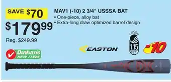 Dunham's Sports MAV1 (-10) 2 3/4 USSSA BAT offer