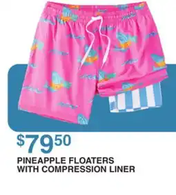 Dunham's Sports PINEAPPLE FLOATERS WITH COMPRESSION LINER offer