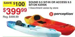 Dunham's Sports SOUND 9.5 SIT-IN OR ACCESS 9.5 SIT-ON KAYAK offer