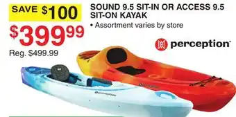 Dunham's Sports SOUND 9.5 SIT-IN OR ACCESS 9.5 SIT-ON KAYAK offer