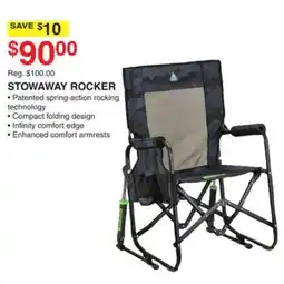 Dunham's Sports STOWAWAY ROCKER offer