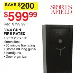 Dunham's Sports 30+4 GUN FIRE RATED offer