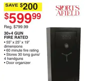 Dunham's Sports 30+4 GUN FIRE RATED offer