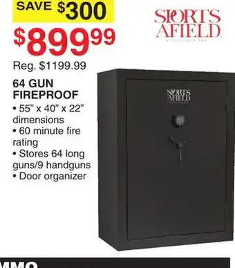 Dunham's Sports 64 GUN FIREPROOF offer