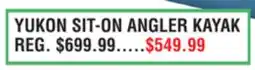Dunham's Sports YUKON SIT-ON ANGLER KAYAK offer