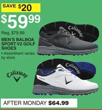 Dunham's Sports MEN'S BALBOA SPORT V2 GOLF SHOES offer