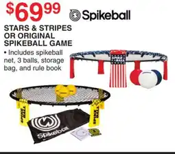 Dunham's Sports STARS & STRIPES OR ORIGINAL SPIKEBALL GAME offer