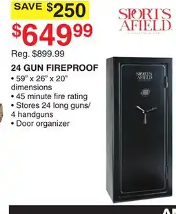 Dunham's Sports 24 GUN FIREPROOF offer